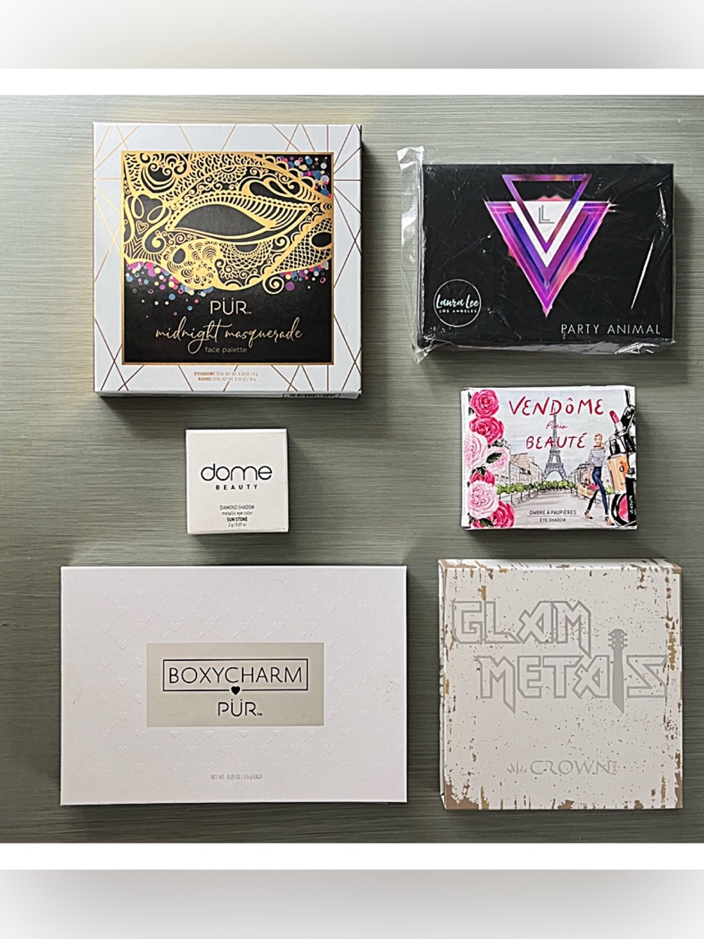 New Makeup Lot Eyeshadow Face Palettes Pur Boxycharm Laura Lee Crown MUA - Picture 2 of 13
